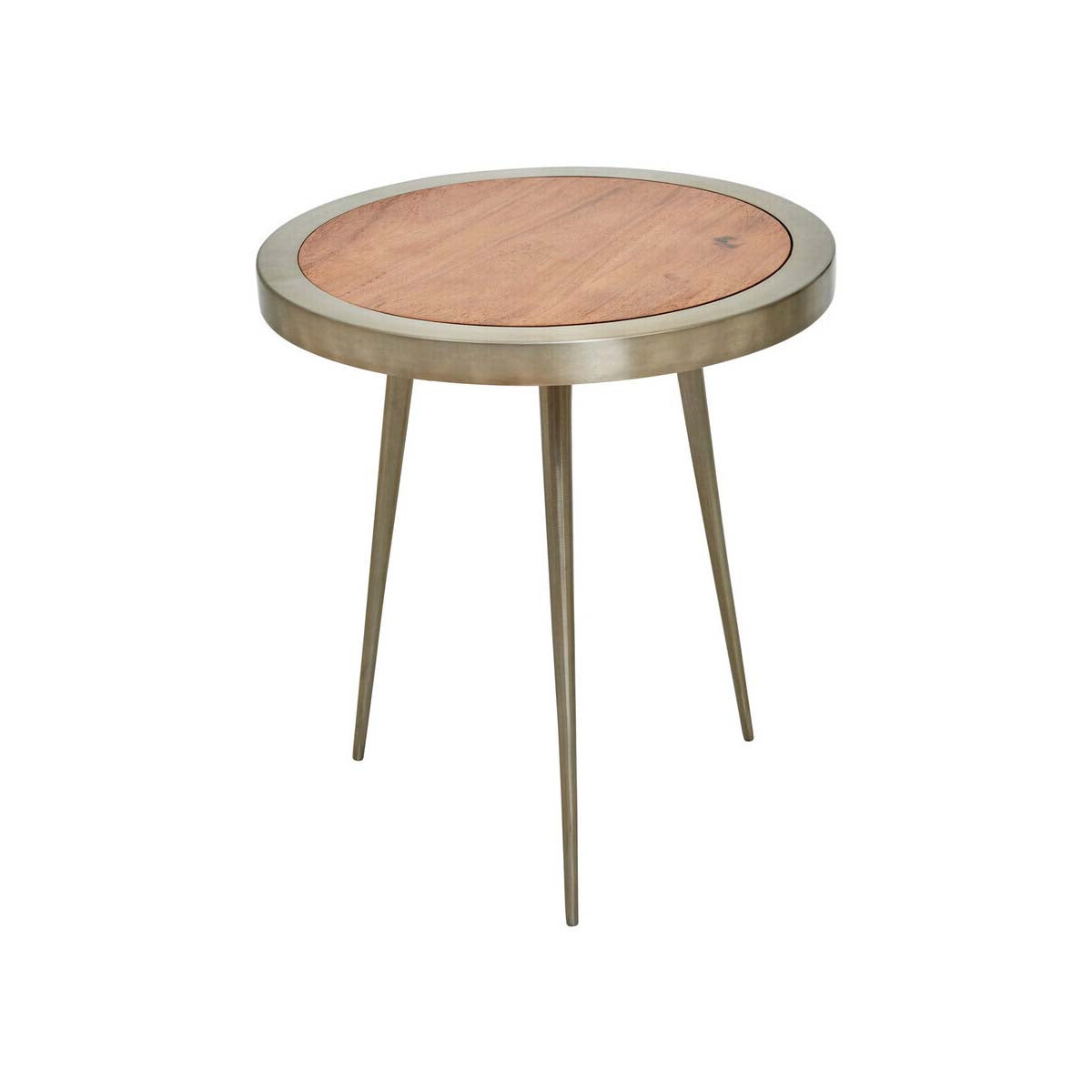 Almora Acacia Wood Round Side Table