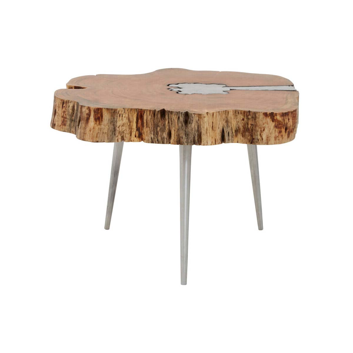 Almora Acacia Wood Log Coffee Table