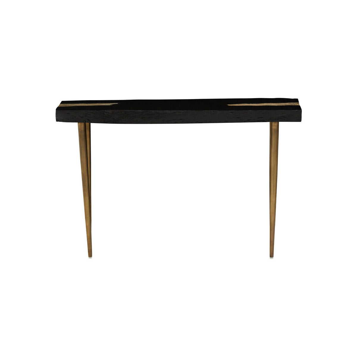Asamra Black Acacia Wood Console Table
