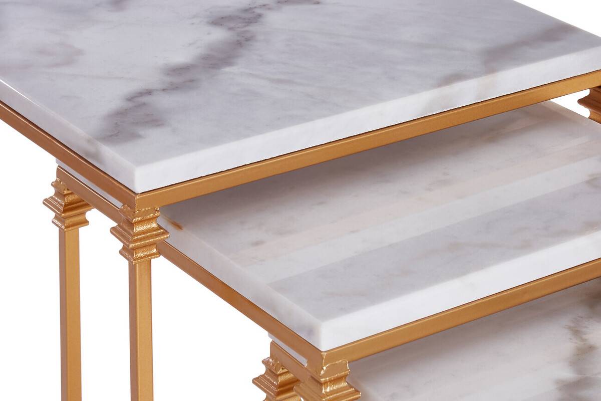 Avantis Set Of 3 Square Side Tables