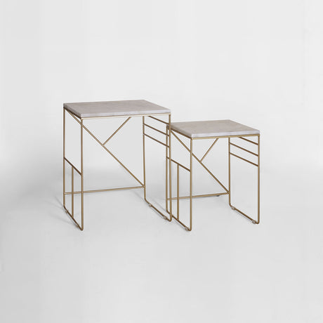 Avantis Set Of 2 Square Side Tables