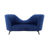 Malena Midnight Velvet Chaise