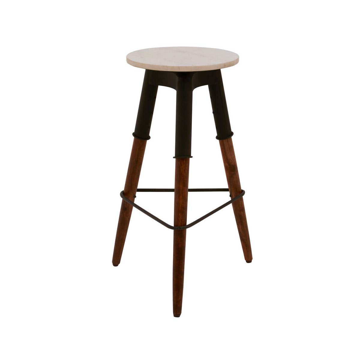 Vasco 3 Leg Bar Stool With Wood Top