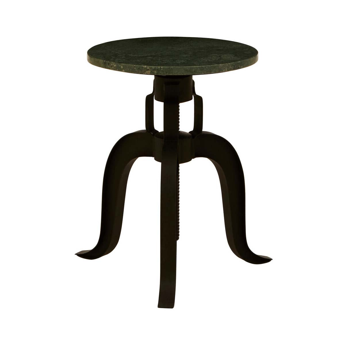 Vasco 3 Leg Bar Stool With Green Marble Top