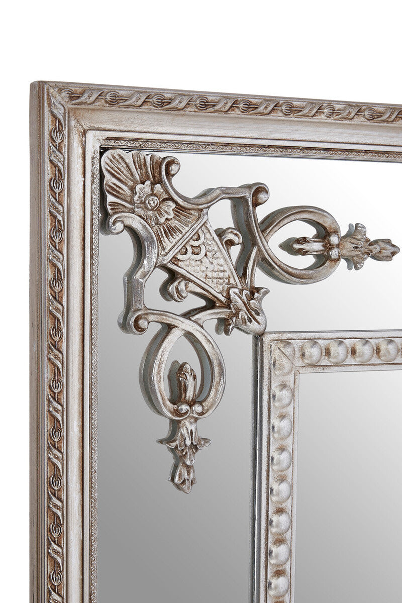 Marseille Champagne Bead Frame Wall Mirror