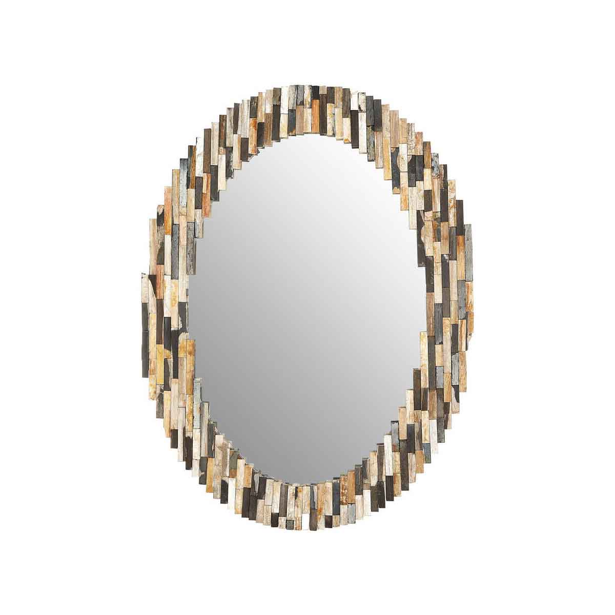 Relic Multi Tile Oval Wall Mirror