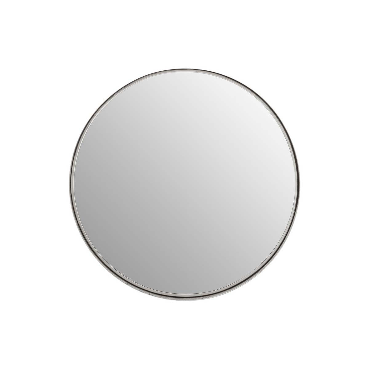 Leonov Small Nickel Finish Wall Mirror