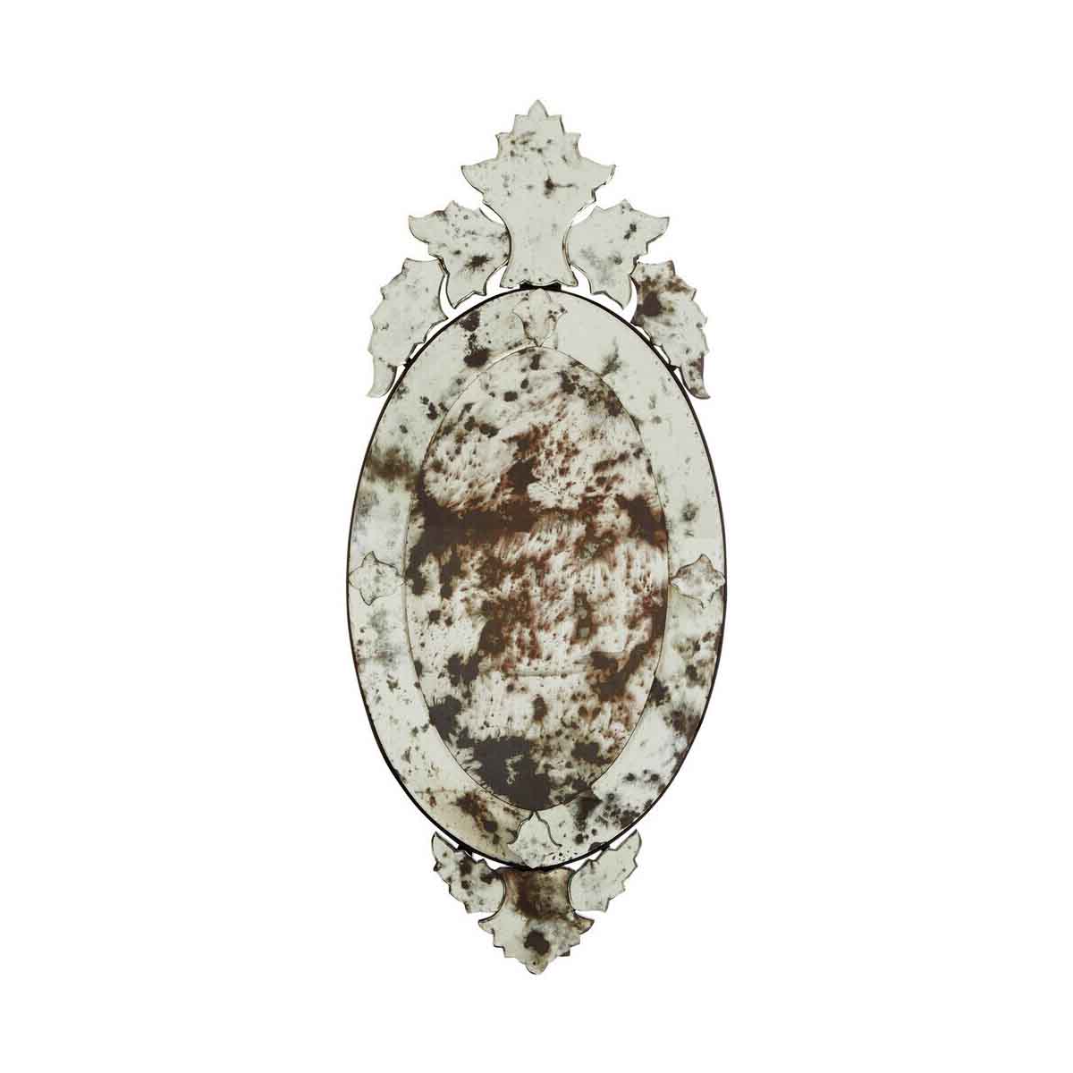 Riza Wall Mirror with Decorative Crown