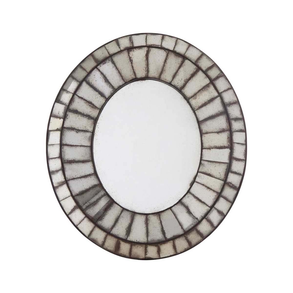 Riza Oval 3D Mozaic Wall Mirror