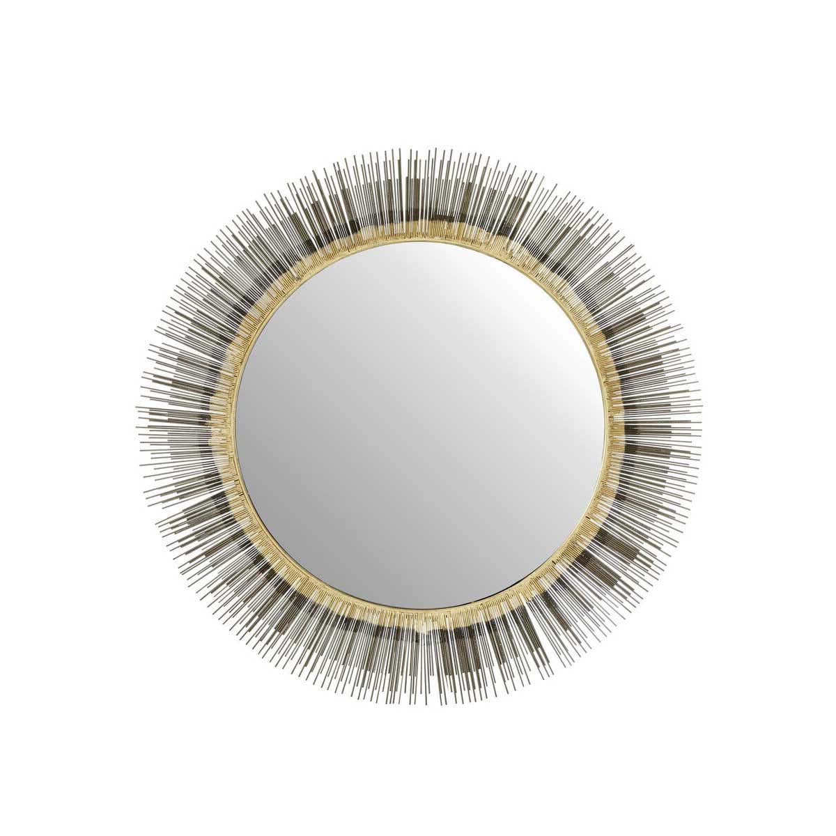 Templar Brass Finish Wall Mirror