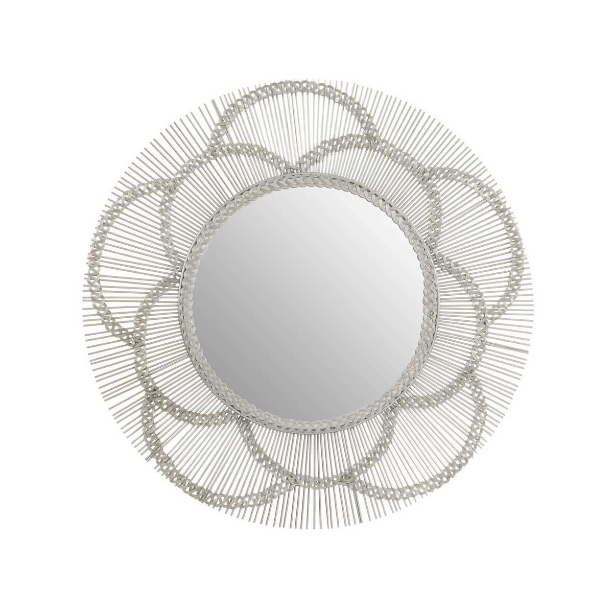 Templar Floral Effect Wall Mirror