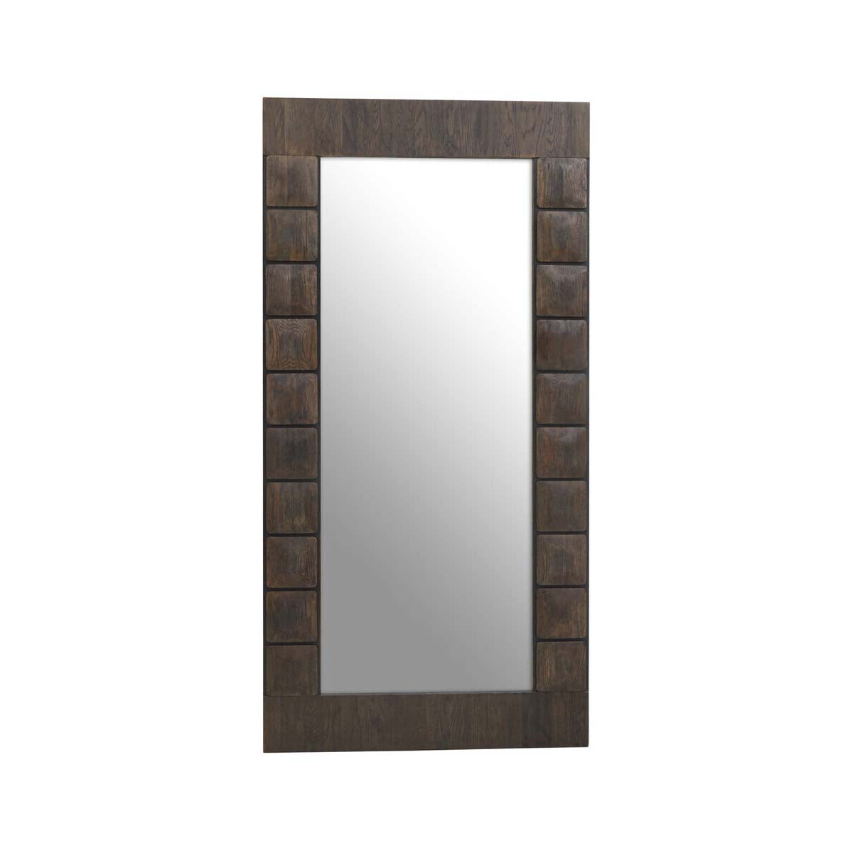 Lucca Recycled Dark Oak Floor Mirror