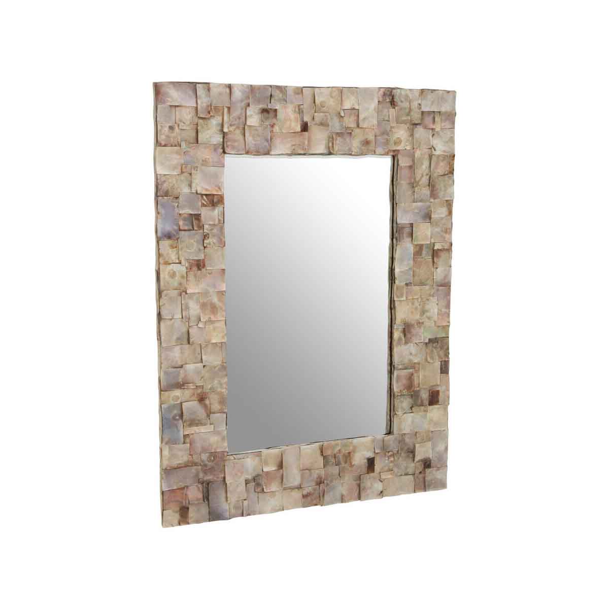 Palu Natural Shell Wall Mirror