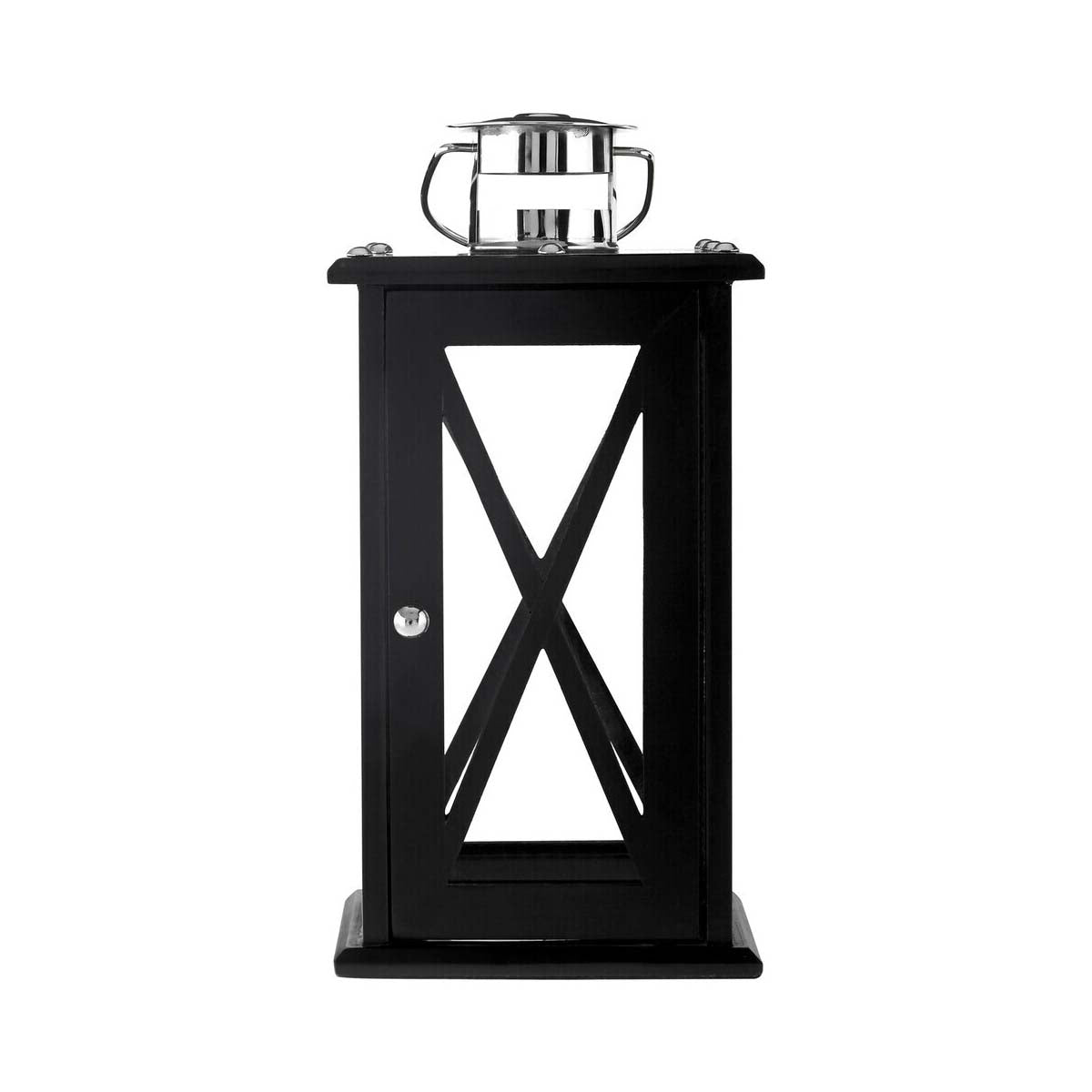 Hampstead Medium Black Criss Cross Lantern