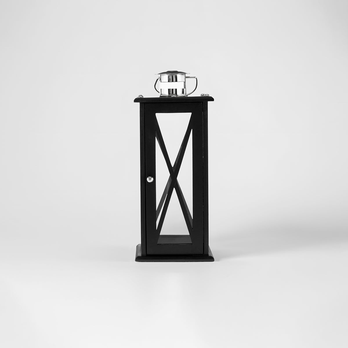 Hampstead Large Black Criss Cross Lantern