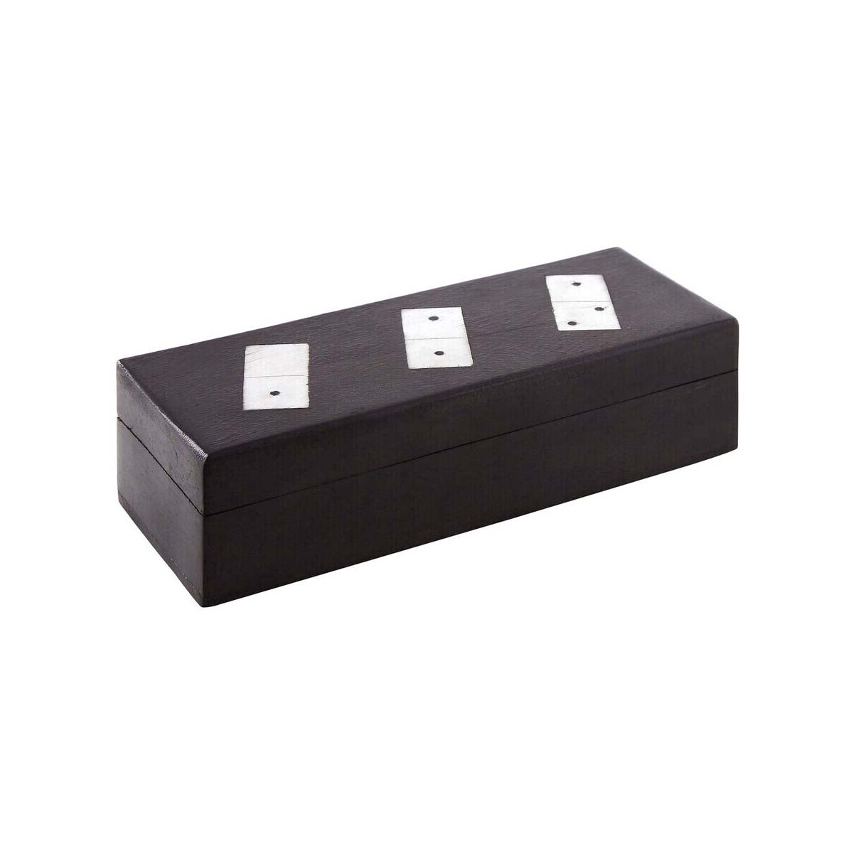 Churchill Games Black Wood Domino Set