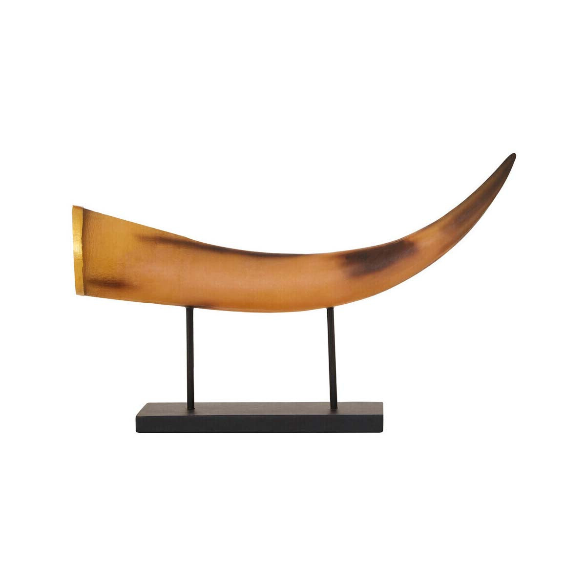 Boho Large Natural Horn Ornament