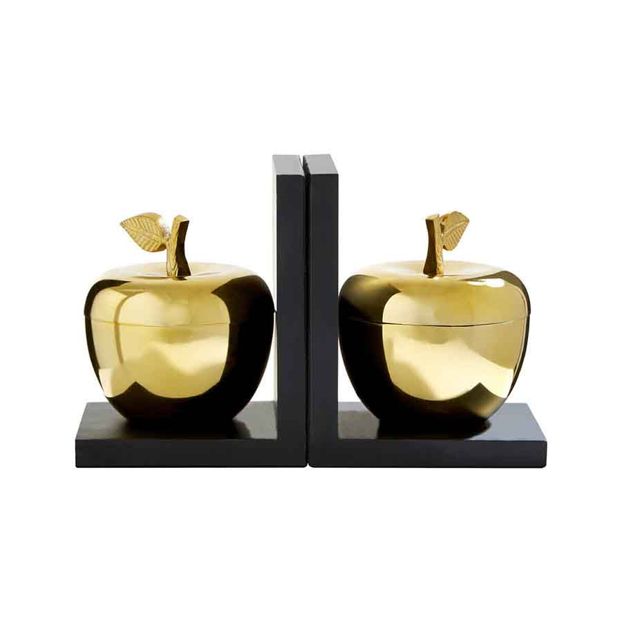 Kinsley Set of 2 Apple Bookends