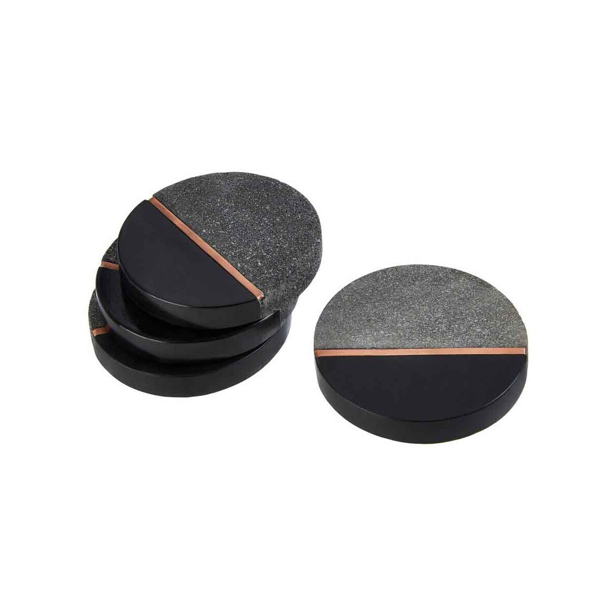 Set Of Four Pedra Lava Stone Coasters