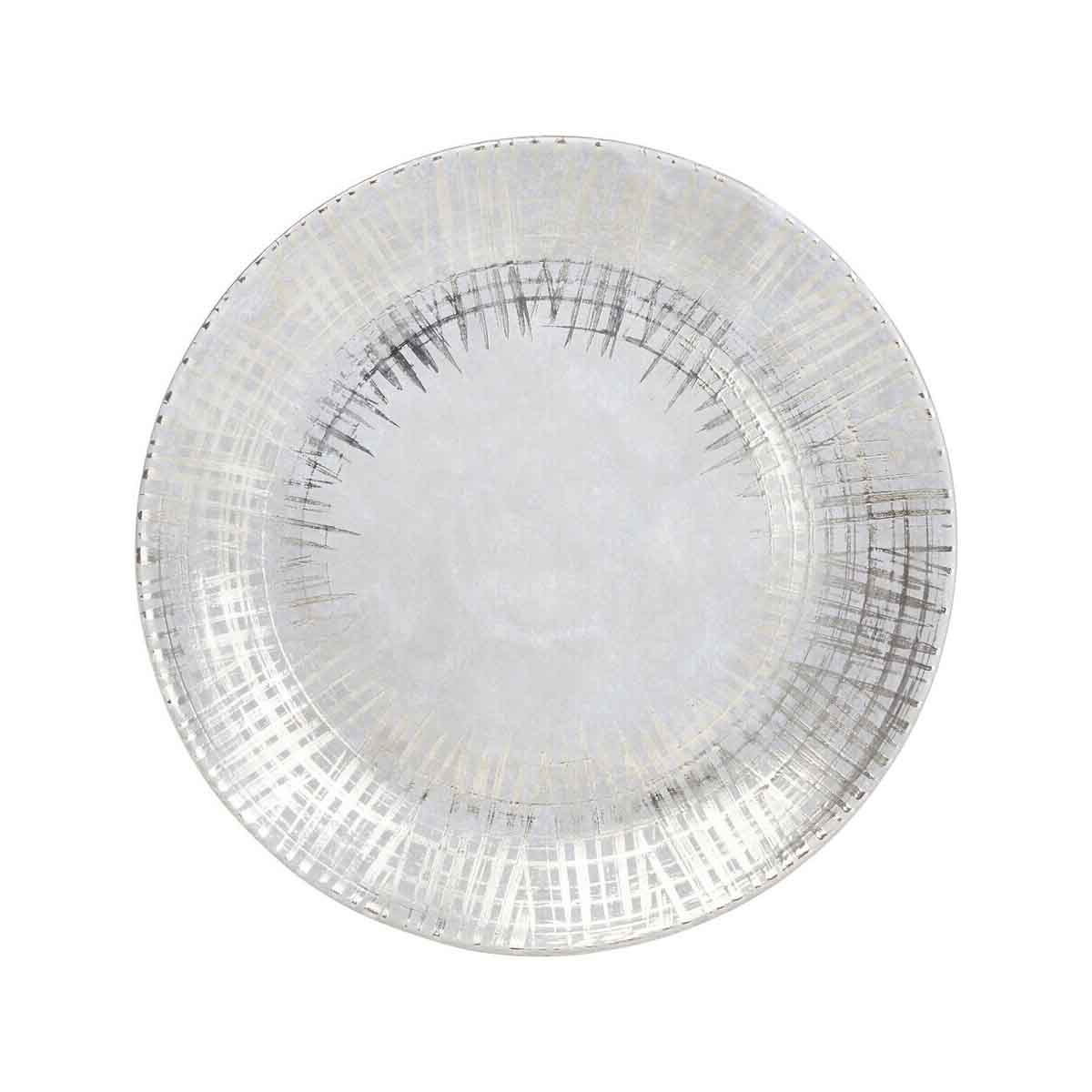Embra Silver Decorative Plate