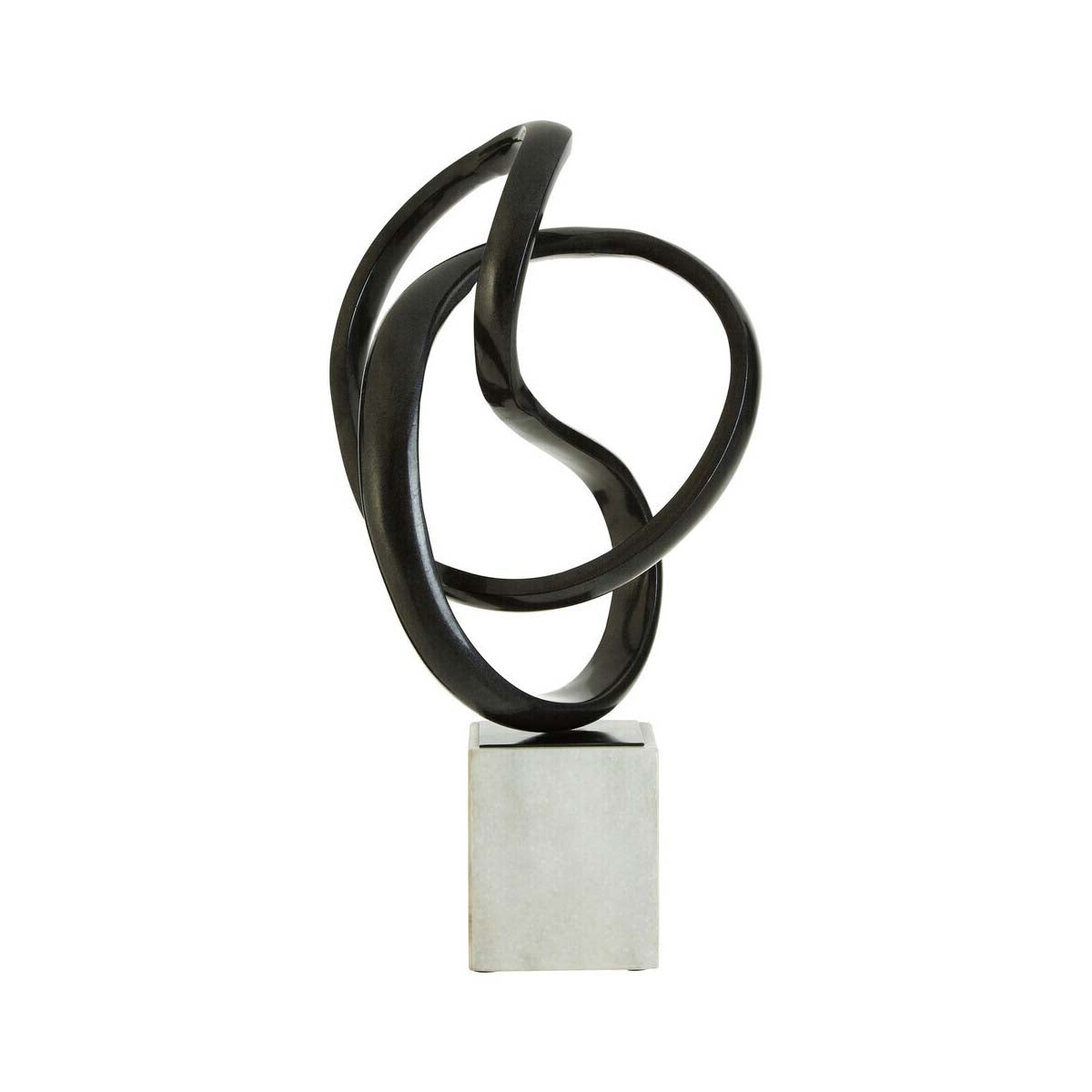 Mirano Black Nickel Finish Knot Sculpture