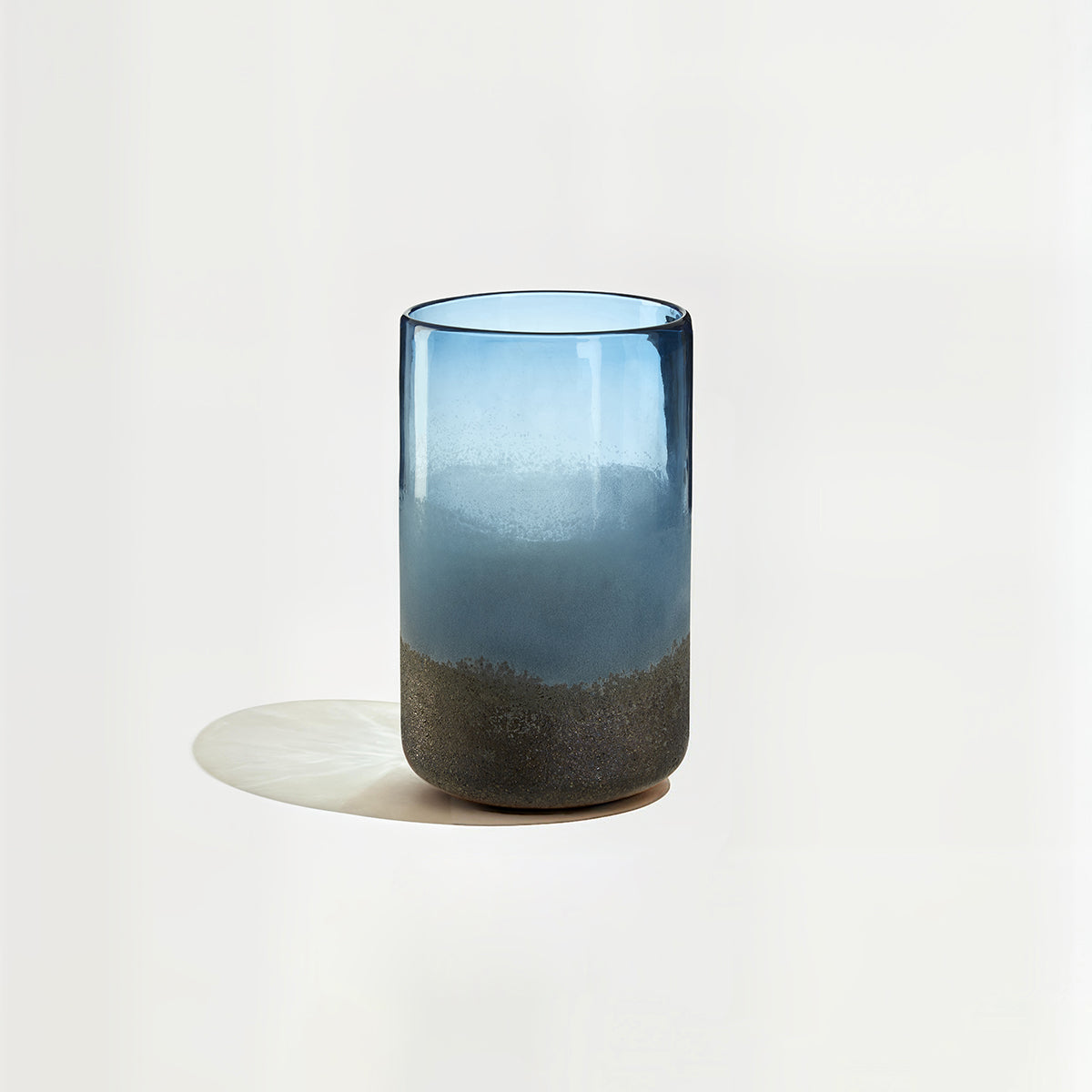 Chiara Medium Blue Sand Effect Vase