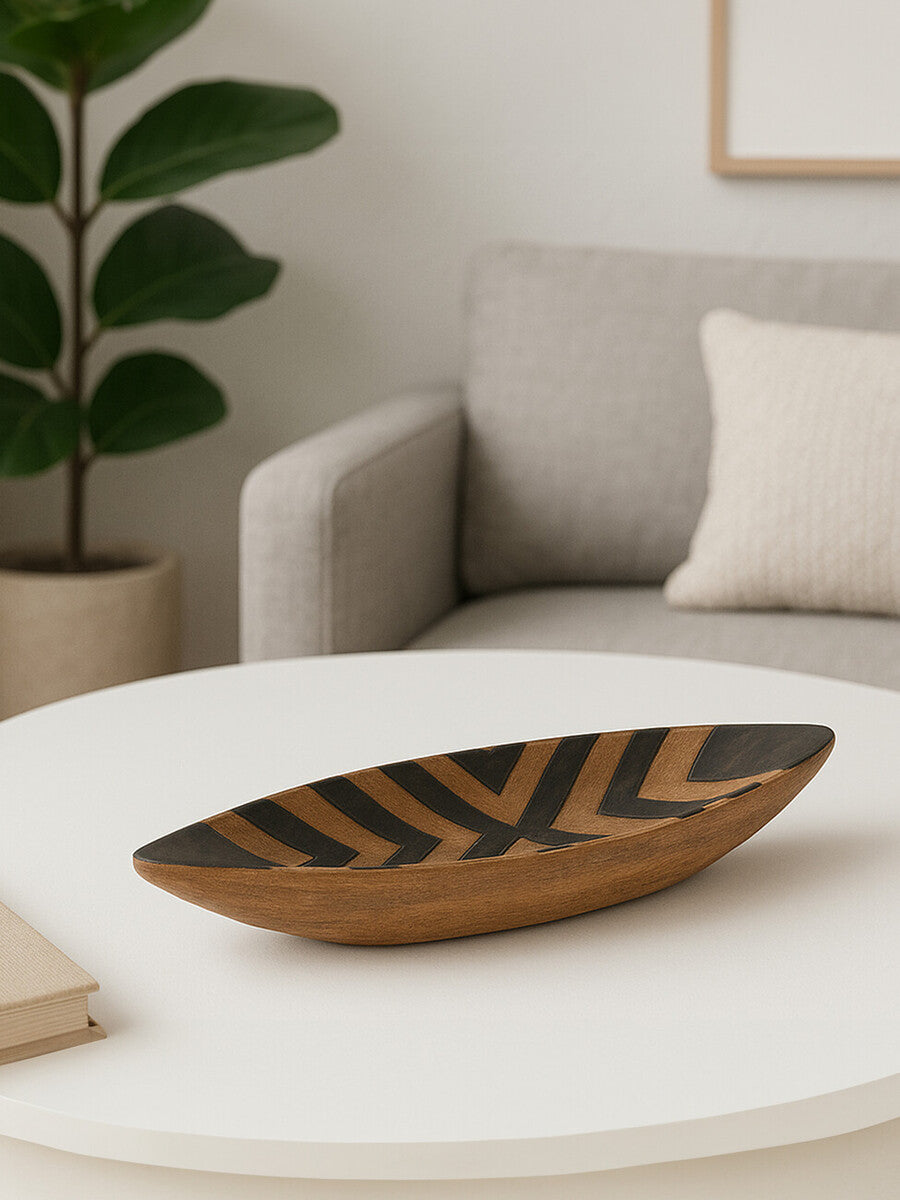 Bantu Tribal Wooden Bowl