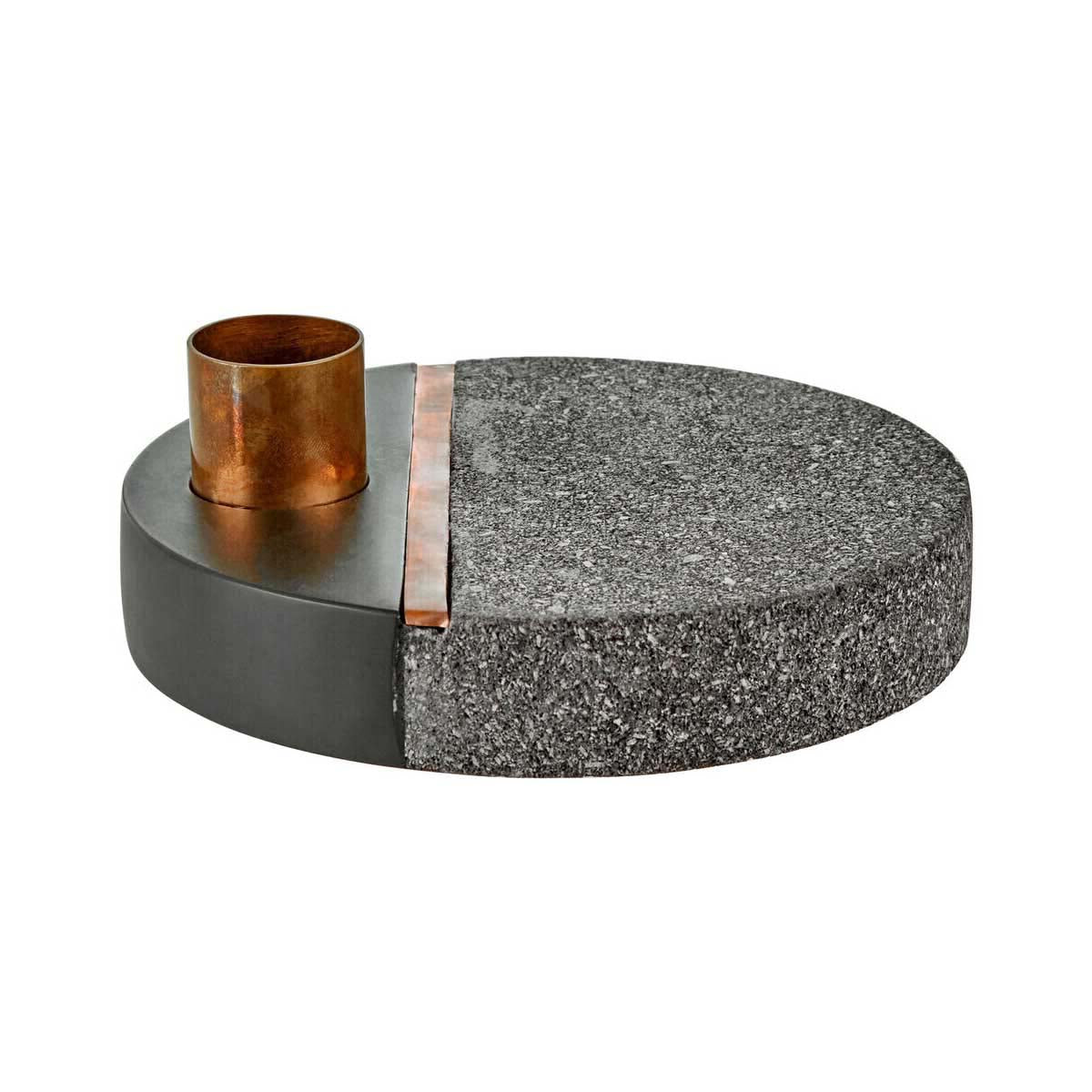 Pedra Lava Stone Candle Holder