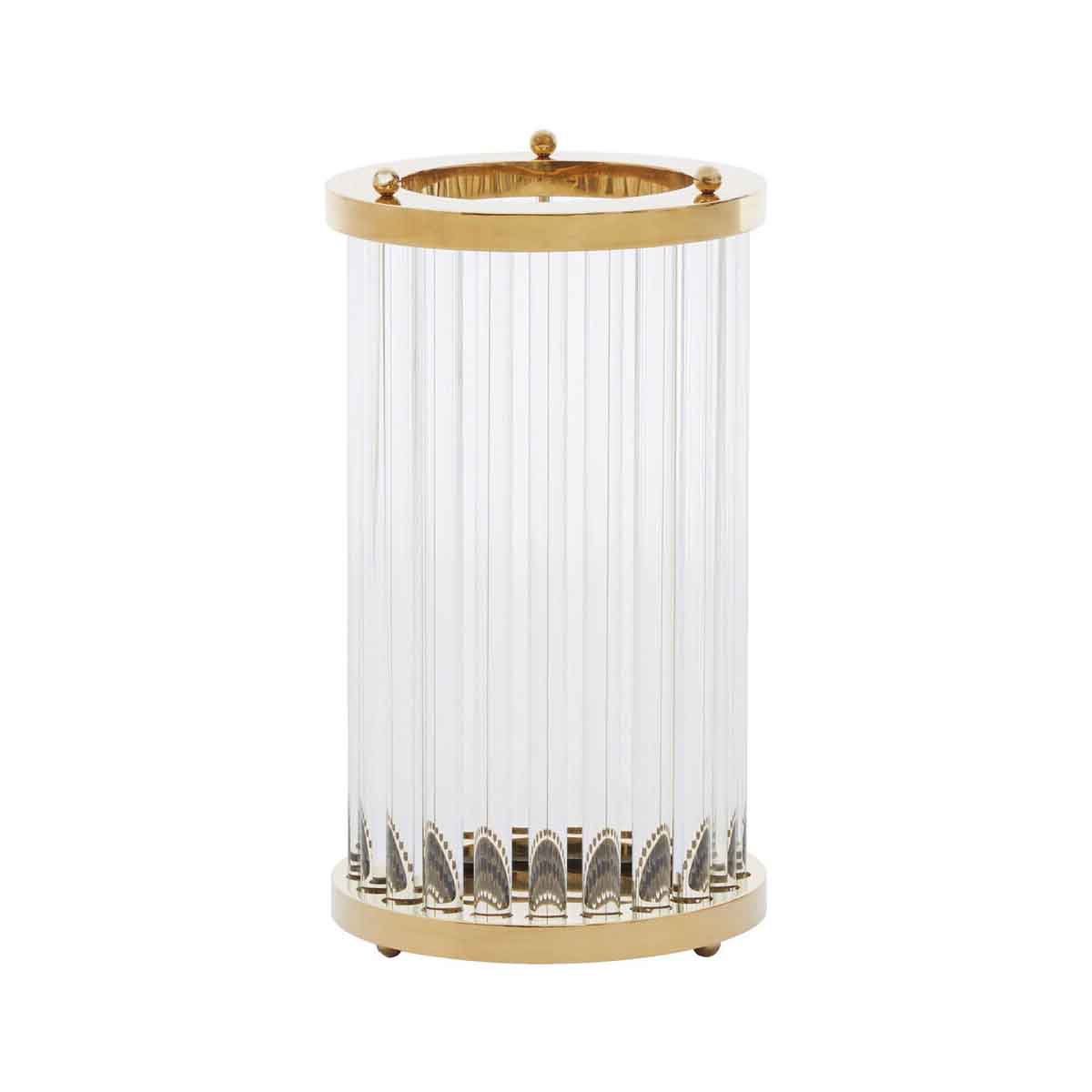 Franklin Large Gold Finish Candle Holder