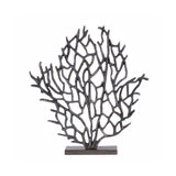 Prato Small Black Nickel Finish Coral Sculpture