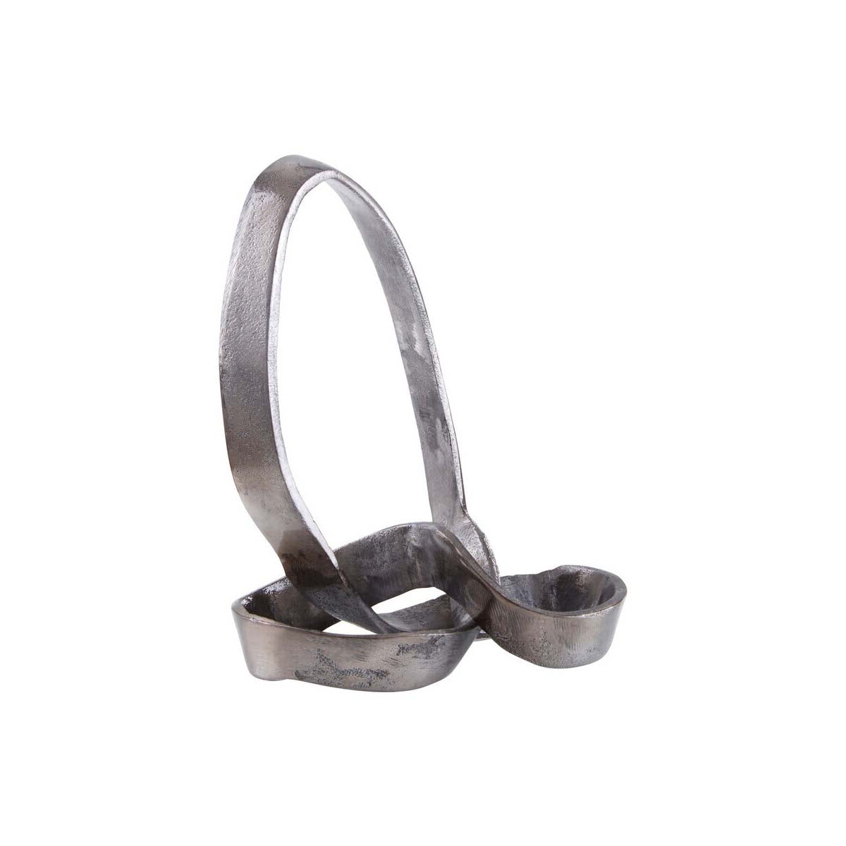 Prato Black Finish Knot Sculpture