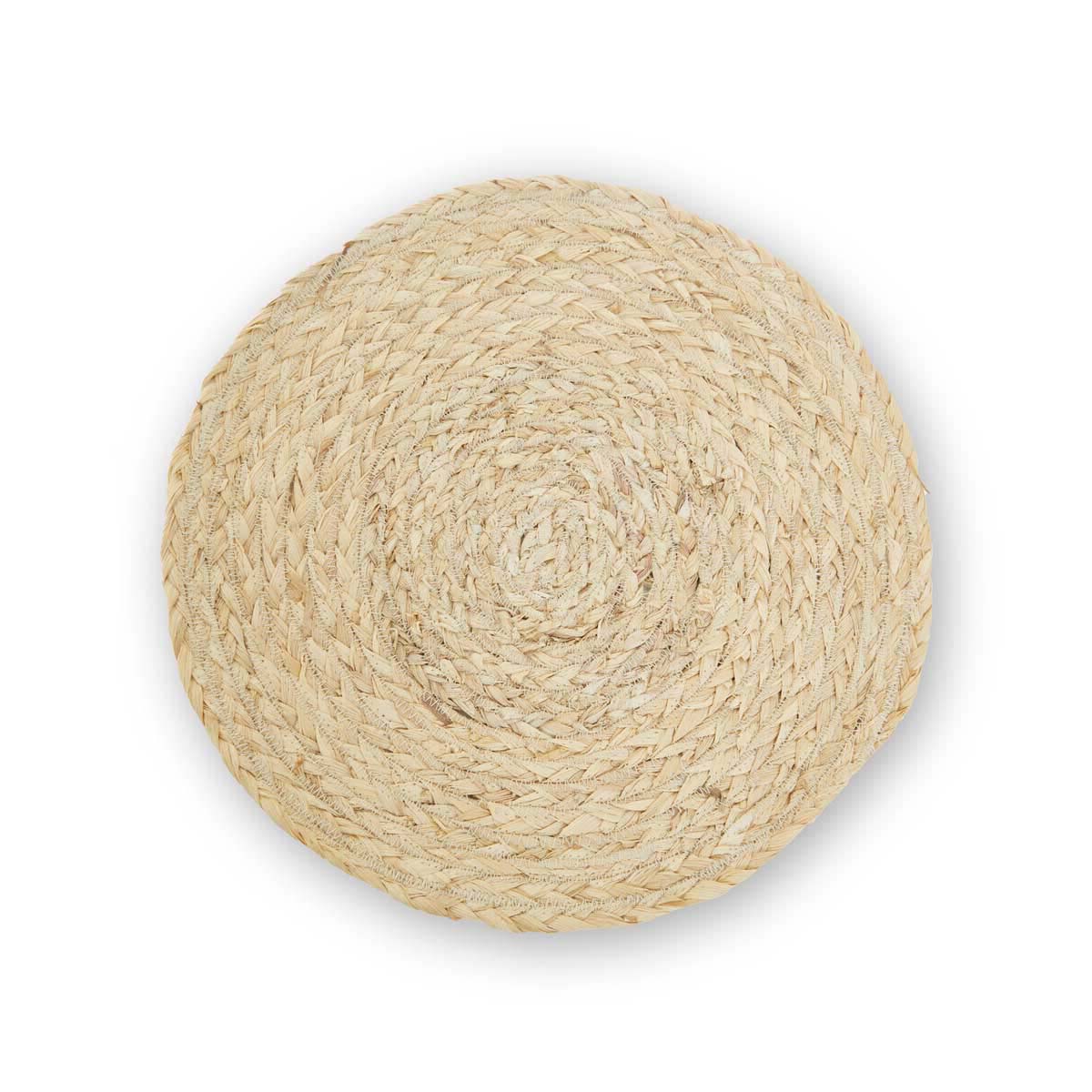 Bora Natural Seagrass Circle Placemat