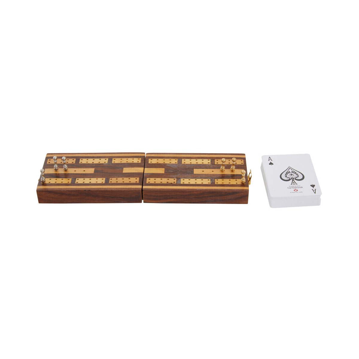 Churchill Games Sheesham Wood Cribbage Set