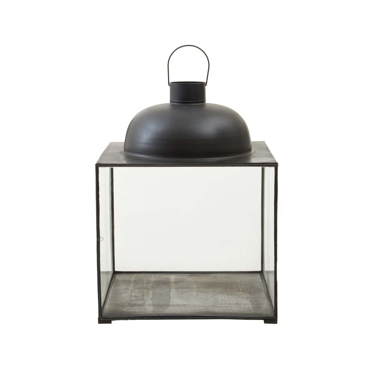 Preston Large Black Square Lantern