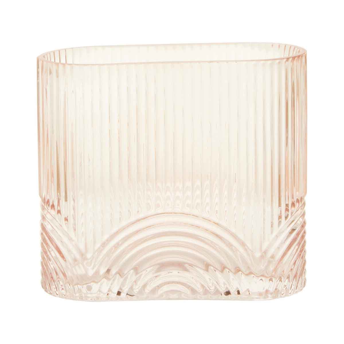 Bardi Small Pink Glass Vase