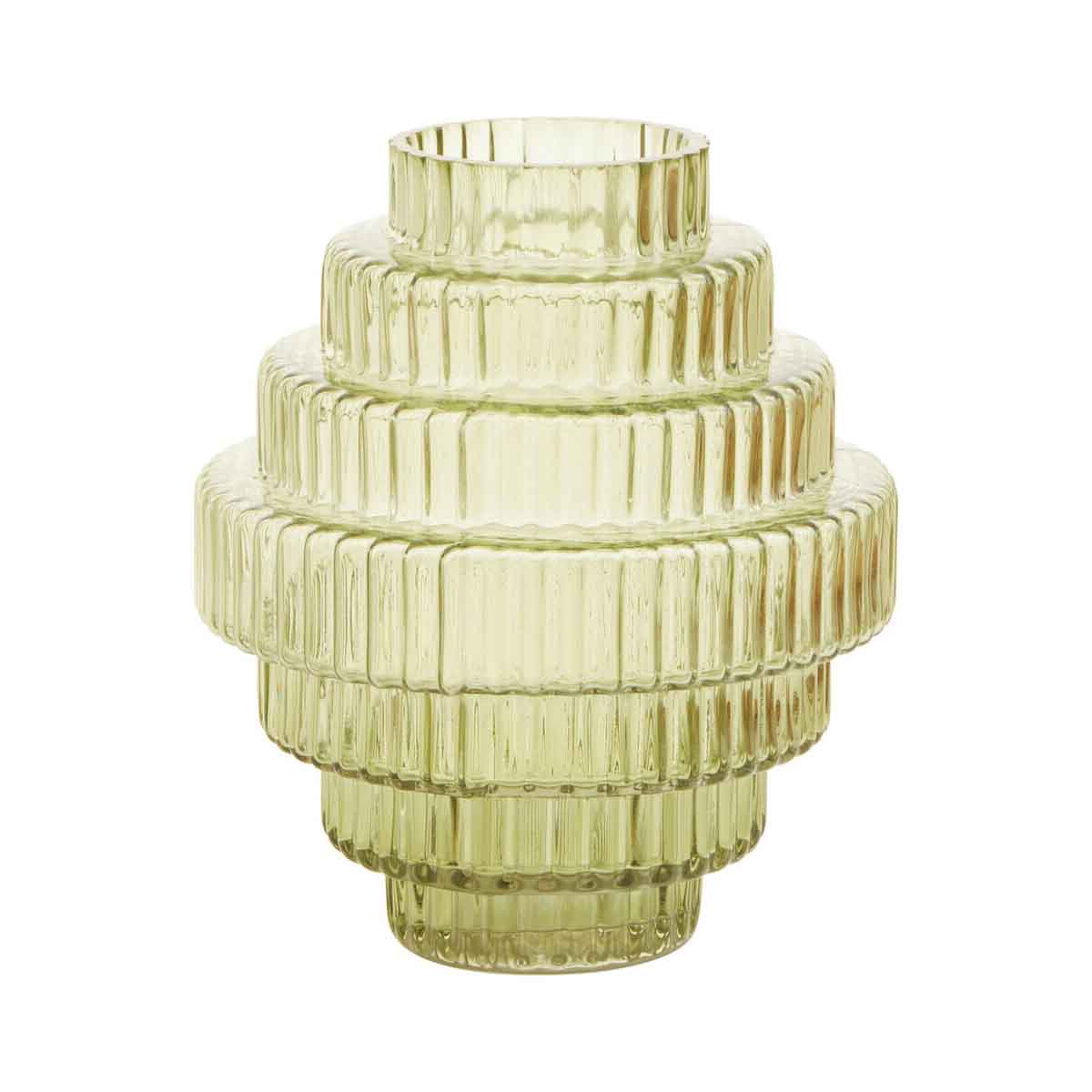 Benka Small Green Glass Vase