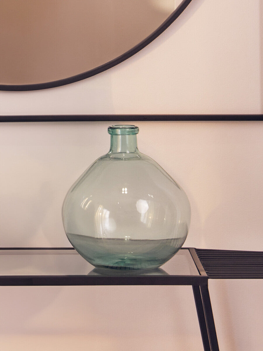 Bexley Blue Recycled Glass Vase