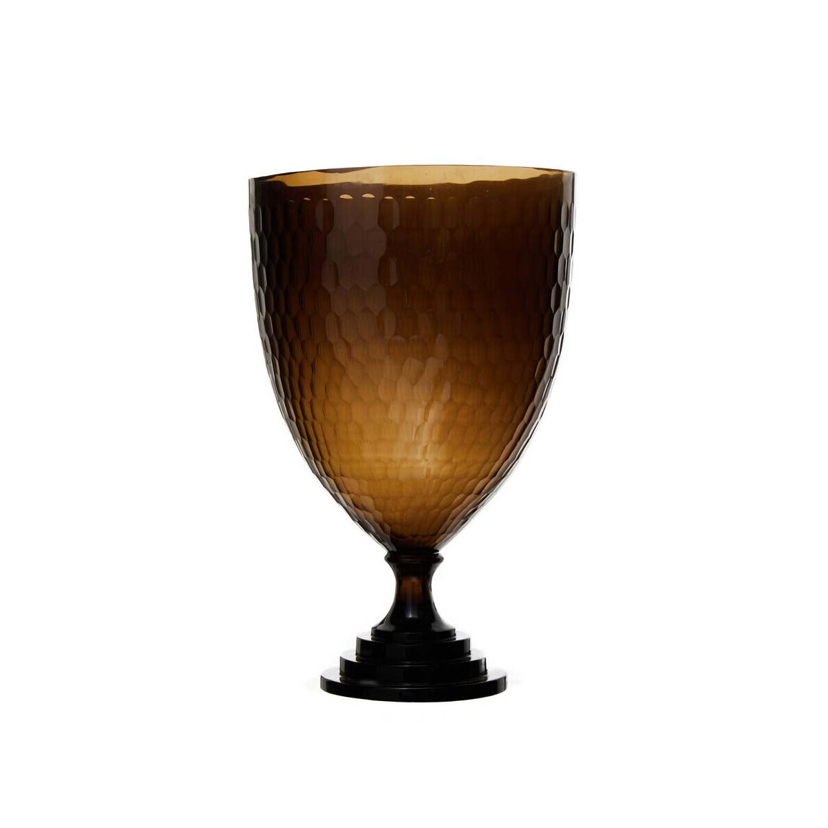 Cortina Large Honeycomb Glass Candle Holder