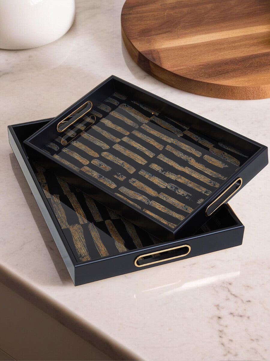 Celina Set Of Two Rectangular Trays