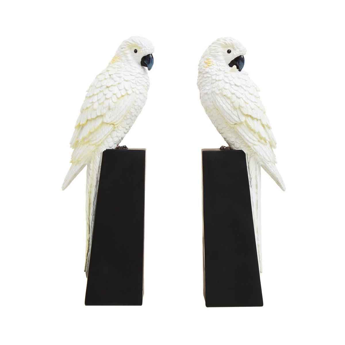 Boho Set Of Two Parrot Bookends