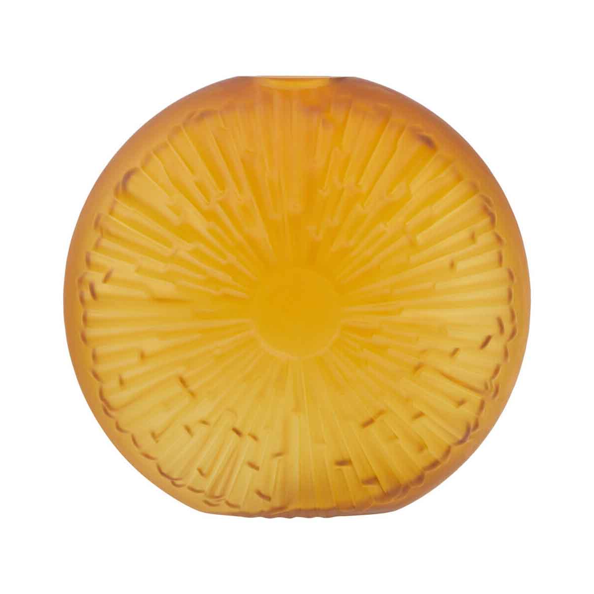 Hadia Amber Glass Vase