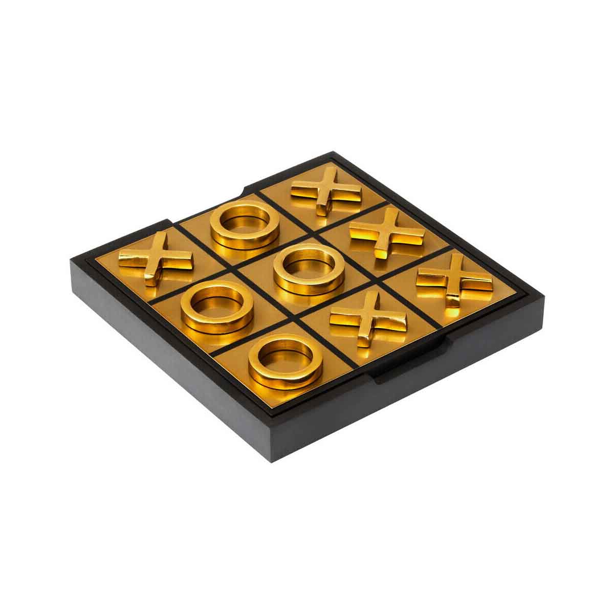 Churchill Games Black And Gold Noughts and Crosses