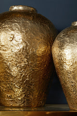 Dion Large Ombre Silver and Gold Finish Vase