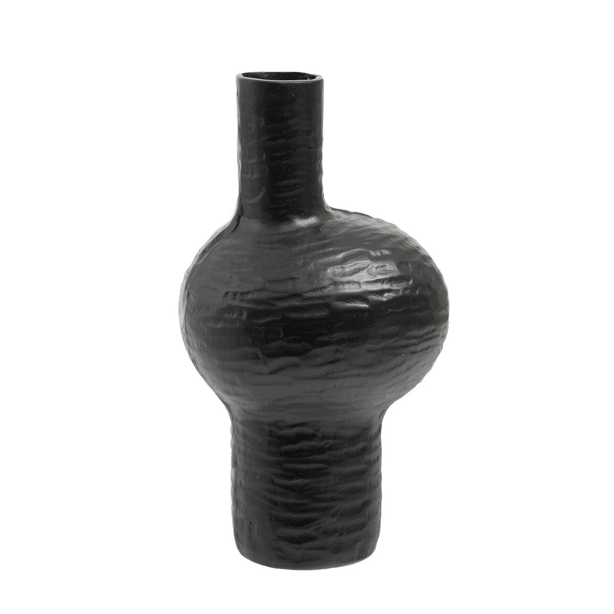 Deomali Large Abstract Black Finish Vase