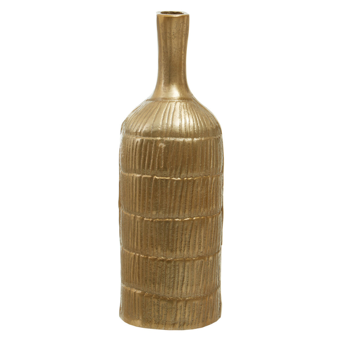 Deomali Small Gold Finish Bottle Vase