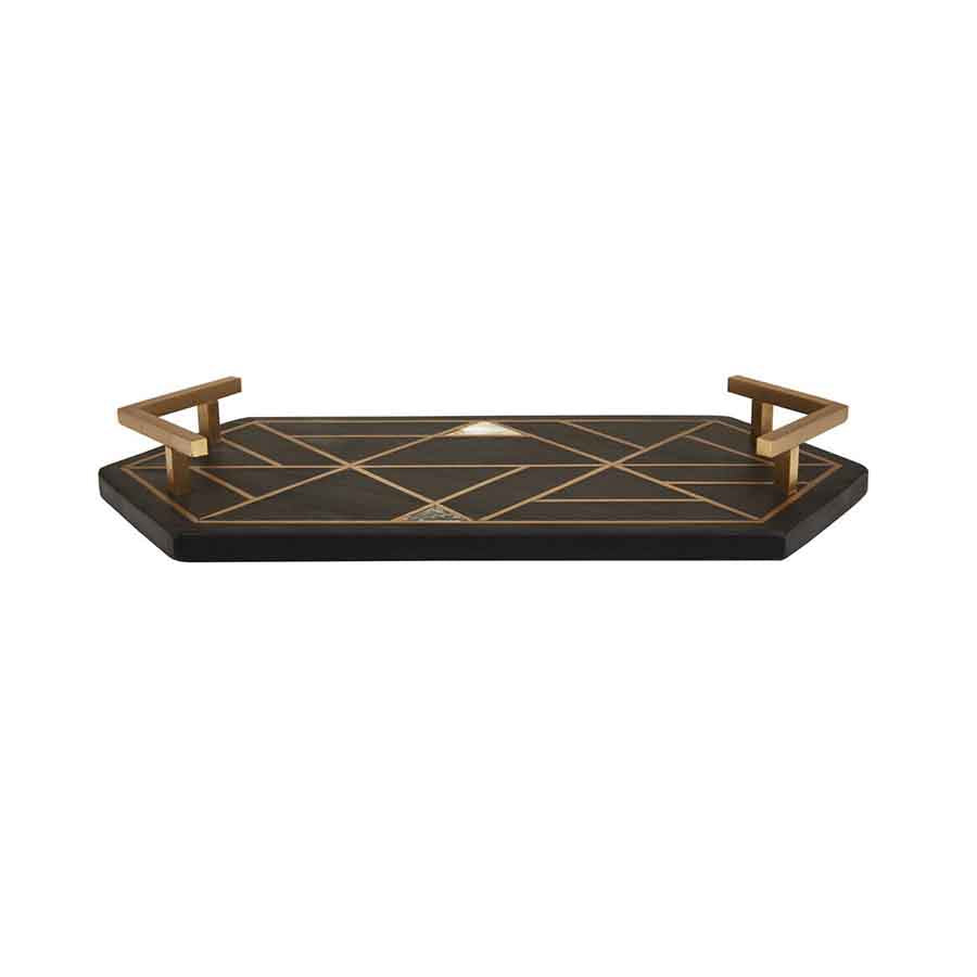 Oriana Black Slate Tray