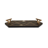 Oriana Black Slate Tray
