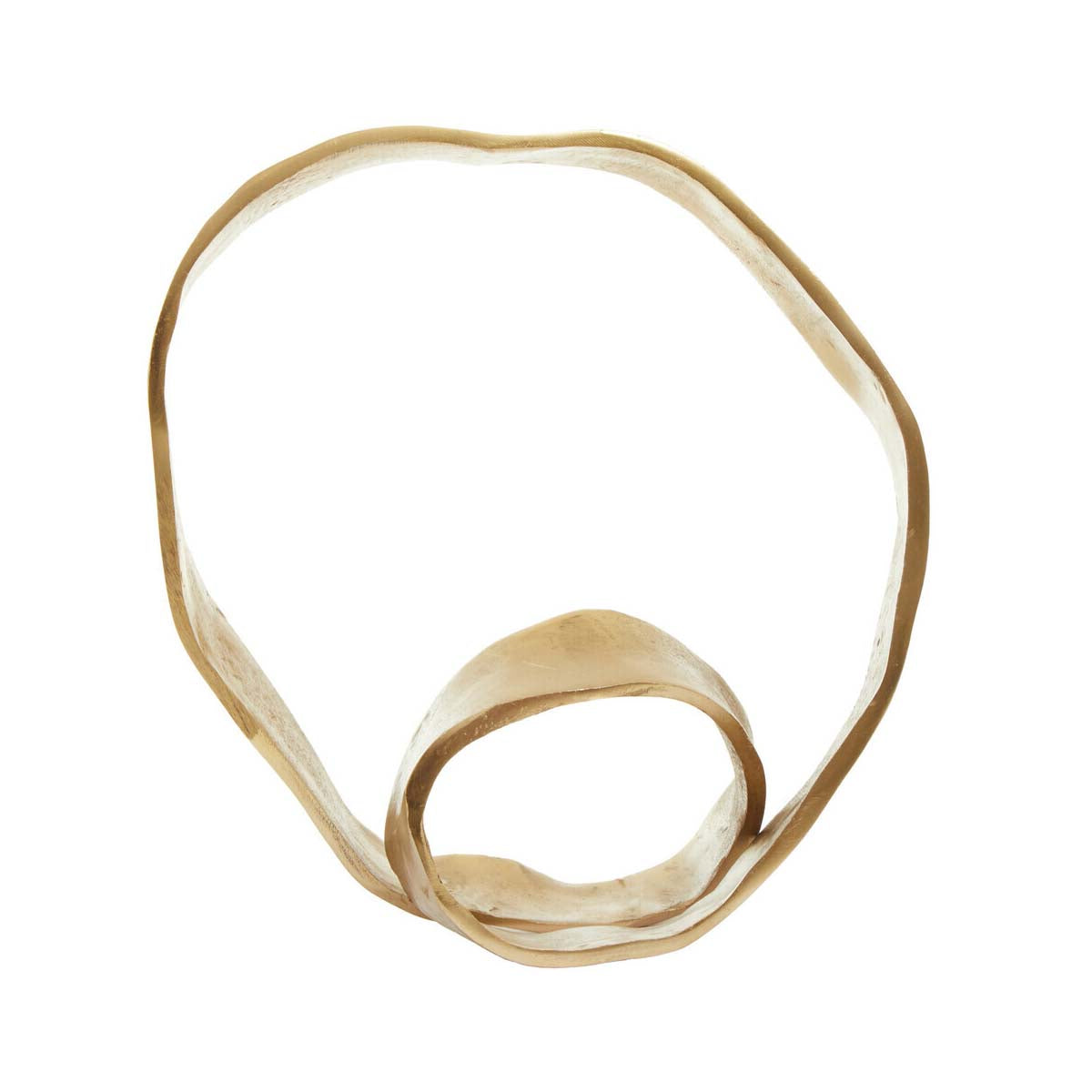 Prato Gold Finish Knot Sculpture