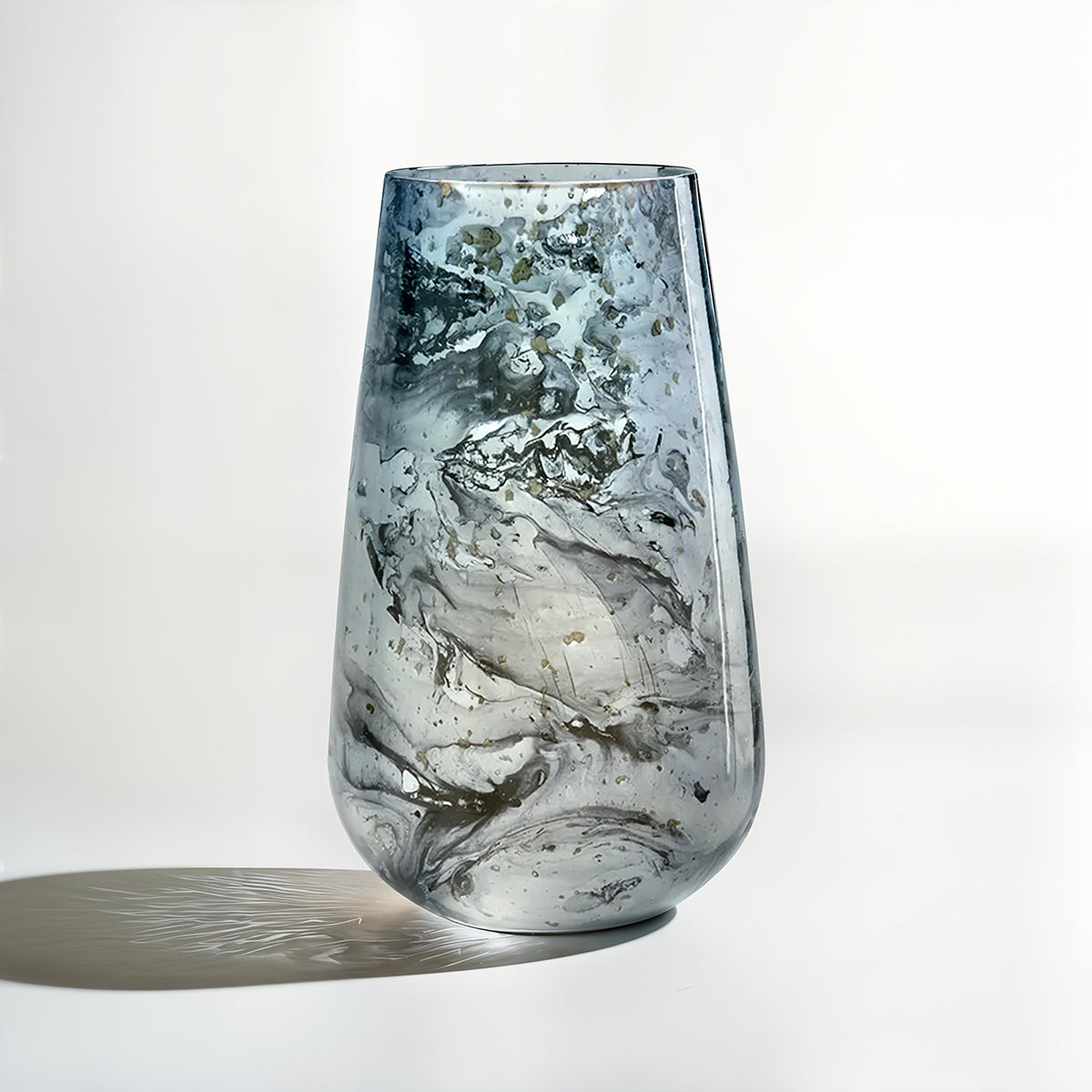 Garan Grey Marble Effect Large Vase