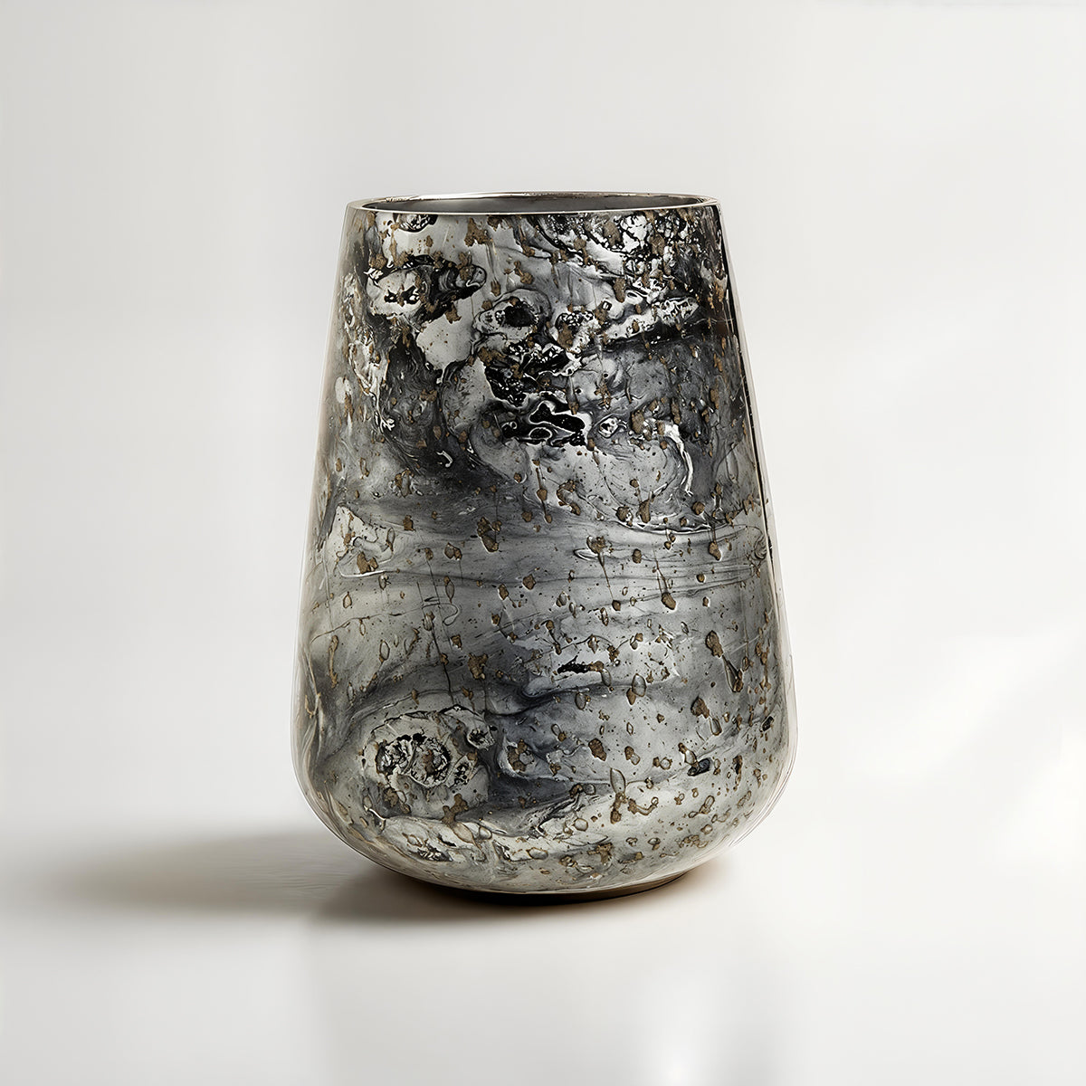 Garan Grey Marble Effect Small Vase